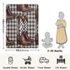 CUPADA Baby Blankets Infant Blanket Checkered Cowboy Boots Toddler Blankets Soft Warm Personalized Nap Blanket for Daycare Stroller Cover view 2