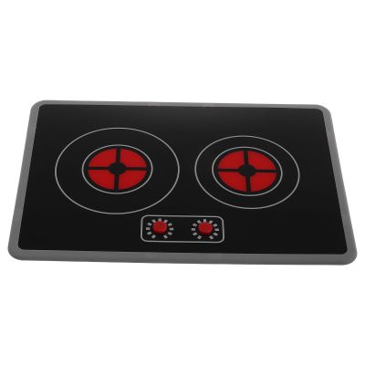 FAVOMOTO Simulated Induction Cooker with Luminous, Realistic Kitchen Playset Induction Cooker Toy with Light for Kids Kitchen Role Playing Cooking Toy