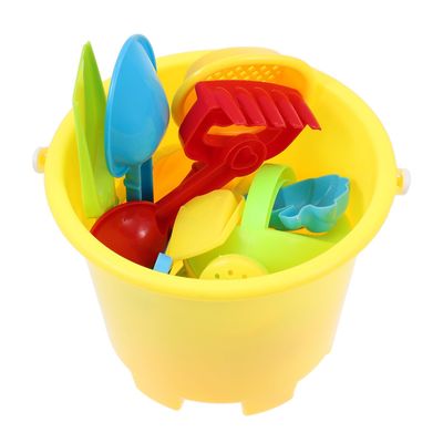 Abaodam Outdoor Beach Sand for Sand Bucket Kit with Bright Colors and Sturdy Design for Summer Play Birthday to Promote Coordination and Practical Skills Random Color