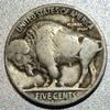 1927 Buffalo Nickel, United States Five Cents Coin, Vintage Currency view 2