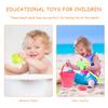 BRIGHTFUFU Sand Set Beach Bucket and Shovel Sandcastle Molds Smooth Safe Edges for Outdoor Play Random Colors Random Color view 2