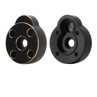 Black Coating Brass Outer Portal Drive Housing Axle Cover 23g for 1/24 1/18 RC Crawler for FMS FCX24 FCX18 (FCX24-01)