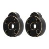 Black Coating Brass Outer Portal Drive Housing Axle Cover 23g for 1/24 1/18 RC Crawler for FMS FCX24 FCX18 (FCX24-01) view 4