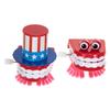 Beaupretty 2Pcs Wind-up Teeth Clockwork with Eyes Plastic Chomping Dental Party Decoration for Birthday and Holiday Fun view 1