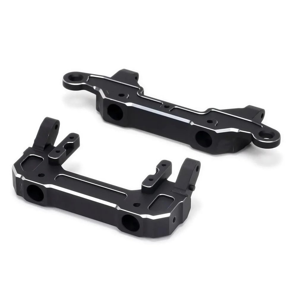 Aluminum Front Rear Bumper Mount AXI251008 for RC Car Crawler for Axial SCX6 for Jeep for JLU for Wrangler for Trail Honcho 4WD AXI05000 AXI05001(Front-Rear 2Pc)