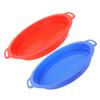 Abaodam 2pcs Plastic Sand Sieve Beach for Fine Mesh Sand Strainer for Outdoor Play in Blue and Red and Impurity Filtration view 1