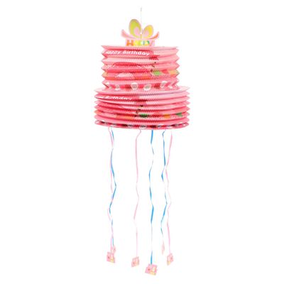 Abaodam Mini Pull String Pinata Box for Birthday Party Decoration Unicorn Pattern Pinata Fun Candy and Confetti Filled Game for Boys and Celebration