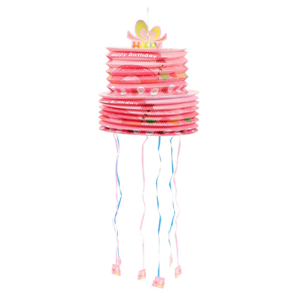 Abaodam Mini Pull String Pinata Box for Birthday Party Decoration Unicorn Pattern Pinata Fun Candy and Confetti Filled Game for Boys and Celebration