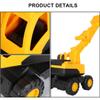 BESPORTBLE Early Learning Car Model Excavator Beach for Medium Yellow Plastic Sand Digger Lightweight and Easy to Hold Creative Fun Sandbox Playset view 3