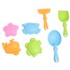 Beaupretty 7pcs Beach Plastic Sandcastle Building for Boys and Lightweight Sandbox Play Tools Promotes Creativity and Imagination Random Colors Random Color view 1