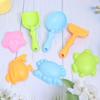 Beaupretty 7pcs Beach Plastic Sandcastle Building for Boys and Lightweight Sandbox Play Tools Promotes Creativity and Imagination Random Colors Random Color view 3