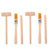 Abaodam 6pcs Dinosaur Digging Tools Kit for Stem Educational Archaeological Excavation with Wood Hammer Chisel and Brush Safe Paleontology for Boys and Dino Garden Excavation Play view 1