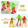 TOYANDONA 4pcs Wind Up Dancing Clockwork Robot for Adults Fun Lightweight and Compact Design Promotes Creativity and Social Skills Suitable for Boys Random Color view 4