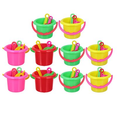 Beaupretty 40pcs Mini Bucket for Sand Buckets Small Lightweight Beach Pails for Fun Outdoor Play for Beach Backyard and Activities Color Random Random Color
