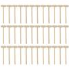 Uonlytech 36pcs Wooden Mallet Hammer for Boys and Natural Smooth Mini Wooden Hammers for Hand-Eye Coordination Safe Interactive Plaything view 1