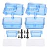 ANGGREK RC Receiver Box, Plastic SplashProof Case for RC Car Boat, Protects ESC from Water and Dust, Easy Installation, Transparent Design, Compatible with General Vehicles view 1