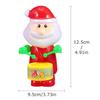 BESPORTBLE 3pcs Wind-up Drumming Santa Plaything Lightweight Christmas Novelty Amusement for Holiday Fun Interaction Random Color view 2