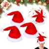 Singing & Dancing Electric Christmas Santa Hat,New Soft Funny Similarlyl Electric Christmas Hat for Unisex Christma Decor (3Pcs) view 1