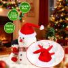 Singing & Dancing Electric Christmas Santa Hat,New Soft Funny Similarlyl Electric Christmas Hat for Unisex Christma Decor (3Pcs) view 4