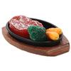 COOLHIYA Realistic Miniature Dollhouse Fake Steak Model for Play Kitchen Accessories Artificial Food Display Prop for Photography Food-Themed Decor and Pretend Cooking view 1