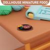 COOLHIYA Realistic Miniature Dollhouse Fake Steak Model for Play Kitchen Accessories Artificial Food Display Prop for Photography Food-Themed Decor and Pretend Cooking view 3