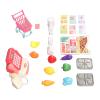 EBTOOLS Supermarket Cash Register Toy with Scanning Function, Encourages Social Interaction and NumeracyBased Learning, Includes Various Accessories view 2