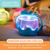 Glo Pals Bedtime Bundle Blue - Mini Sensory Jar with ABC/123 Fun Fillers & Light Up Library 3 Pack - Interactive Reading Books for Kids with 1 Magic Magnifier - Sensory Toys for Kids view 4