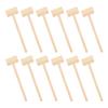 Uonlytech 12pcs Mini Wood Mallet for Solid Wood Hammer Promotes Hand-Eye Coordination Dexterity and Arm Movement Educational Pounding Play Tool for Boys view 1
