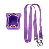 Depisuta Silicone Case for BITZEE Interactive Toy Digital Pet, Silicone Cover Case with Lanyard, Professional Skin Protective Cover for BITZEE Virtual Electronic Pets Accessories (Purple) view 4