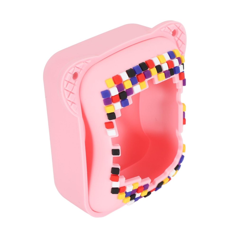 Depisuta Silicone Case for BITZEE Interactive Toy Digital Pet, Silicone Cover Case with Lanyard, Professional Skin Protective Cover for BITZEE Virtual Electronic Pets Accessories (Roseate)