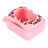 Depisuta Silicone Case for BITZEE Interactive Toy Digital Pet, Silicone Cover Case with Lanyard, Professional Skin Protective Cover for BITZEE Virtual Electronic Pets Accessories (Roseate) view 2