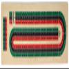 3 Hand Continuous Cribbage Board with Pegs - Made in USA view 3