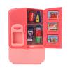 Bnineteenteam Fridge Toy Set, Simulation Intelligent Refrigerator Double Door Kitchen Toys Set Children Play House Toy (Pink) view 1