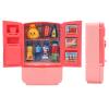 Bnineteenteam Fridge Toy Set, Simulation Intelligent Refrigerator Double Door Kitchen Toys Set Children Play House Toy (Pink) view 2