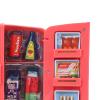 Bnineteenteam Fridge Toy Set, Simulation Intelligent Refrigerator Double Door Kitchen Toys Set Children Play House Toy (Pink) view 3