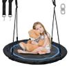 40 Inch Saucer Swing for Kids and Adults OutdoorFlying Tree Swing with Hanging Straps & 360 Swivel 900lbs Weight Capacity Durable Swing Seat for Children (40 Inch) view 1