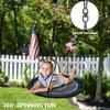 40 Inch Saucer Swing for Kids and Adults OutdoorFlying Tree Swing with Hanging Straps & 360 Swivel 900lbs Weight Capacity Durable Swing Seat for Children (40 Inch) view 2