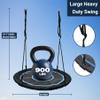 40 Inch Saucer Swing for Kids and Adults OutdoorFlying Tree Swing with Hanging Straps & 360 Swivel 900lbs Weight Capacity Durable Swing Seat for Children (40 Inch) view 4