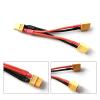 XT30 XT60 XT-60 14awg 16awg RC Connector Parallel Cable Dual Extension Y Kabel Lead Silicone Wire Harness Splitter for Rc Car Parts Replacement RC Car DIY Parts view 2