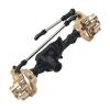 Rc Components For HB R1001 R1002 R1003 For Bronco 1/10 RC Car Upgrade 6061 Aluminum Steering Servo Linkage Set Accessories Parts Replacement(Black) view 2