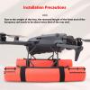 JINPIAOPIAO Heightening Landing Gear for 4 Drones with 105mm Elevations Water Floatation AntiWear Protections Frame view 4