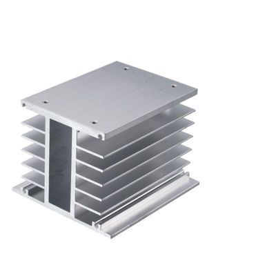1pcs H-110 Heat Dissipator heatsink with 80 * 80 * 25mm 220VAC axial Flow Fan for 3 Phase Solid State Relay SSR DA AA 10A 25A 40A 60A(H-110)
