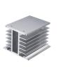 1pcs H-110 Heat Dissipator heatsink with 80 * 80 * 25mm 220VAC axial Flow Fan for 3 Phase Solid State Relay SSR DA AA 10A 25A 40A 60A(H-110) view 1