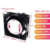 1pcs H-110 Heat Dissipator heatsink with 80 * 80 * 25mm 220VAC axial Flow Fan for 3 Phase Solid State Relay SSR DA AA 10A 25A 40A 60A(H-110) view 4