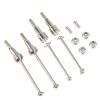 rc DriveShafts Compatible with HBX 16889 16889A 16890 16890A SG1601 SG1602 1/16 RC Car Upgrade Parts Metal Front Rear Drive Shaft view 1