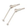rc DriveShafts Compatible with HBX 16889 16889A 16890 16890A SG1601 SG1602 1/16 RC Car Upgrade Parts Metal Front Rear Drive Shaft view 3