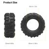 1.3 Crawler Tires, daitoku 65 * 25 * 33mm 1.3 RC Tires for SCX24 TRX4M AX24 1/18 1/24 RC Crawler - Style B view 4