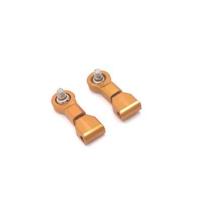 for MINI-Q8 for MINI-Q9 1/28 Metal Adjustable Upper for Swing Arm RC Car Tracked Vehicles Parts and Accessories Upgrades Replacement RC Car DIY Parts(Yellow)