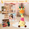 LLUKEME Dancing Giraffe Toy Stuffed Animal Baby Toys Singing Song Toddlers Toy Repeats What You Say Glowing Musical Toy for Baby Birthday Gift Groovy Giraffe Toy (Dancing Giraffe) view 4