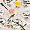168pcs Magical Wizard Plates Napkins Birthday Party Decorations Disposable Paper Cups Tableware Set Magical Party Supplies for Kids Boys Birthday Decor 24 Guests view 4